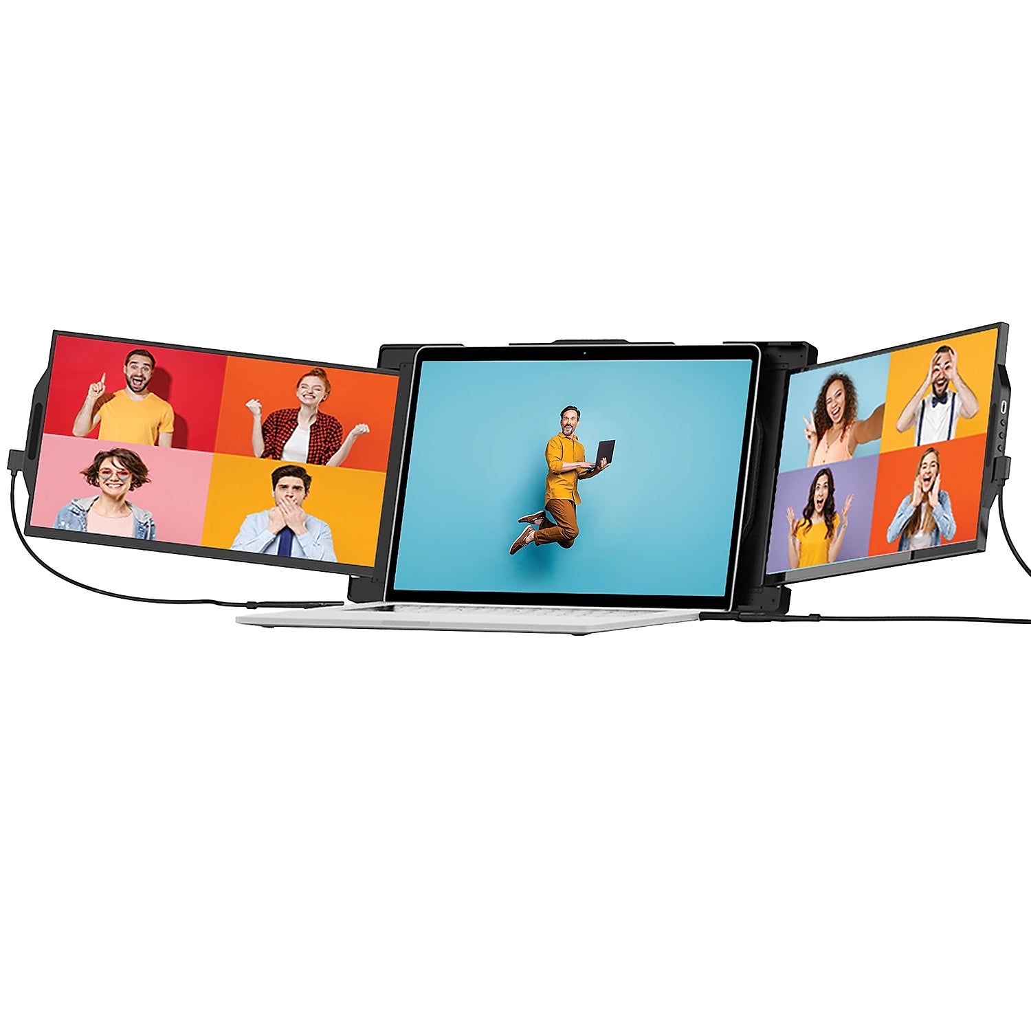 Mobile Pixels Inc. TRIO MAX 2.0 14.1" 1080p 60 Hz Portable Laptop Monitors, Black (101-1004P04)
