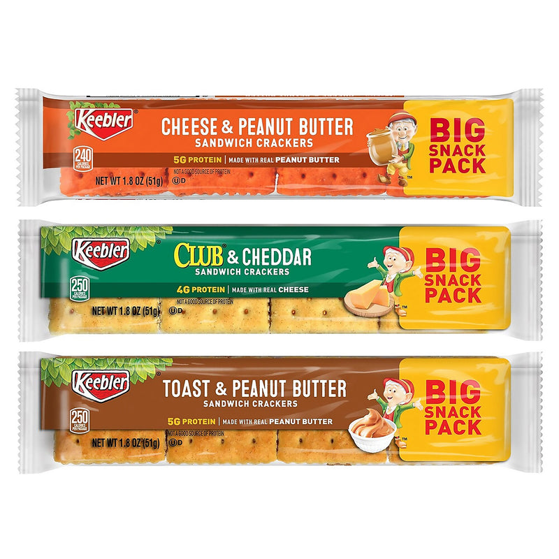 Keebler Cracker Variety Pack, 1.8 oz, 36/count (600-00773)