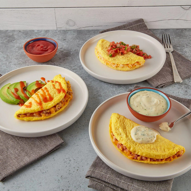 Eggland's Best Three Cheese Cage Free Omelet, 3.90 oz, 8/Box (220-02206)