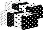 Barker Creek Black & White Dot File Folder, 1/3-Cut Tab, Letter Size, Black/White, 24/Set (4378)