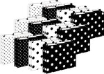 Barker Creek Black & White Dot File Folder, 1/3-Cut Tab, Letter Size, Black/White, 36/Set (4379)