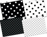 Barker Creek Black & White Dot File Folder, 1/3-Cut Tab, Letter Size, Black/White, 12/Pack (2004)