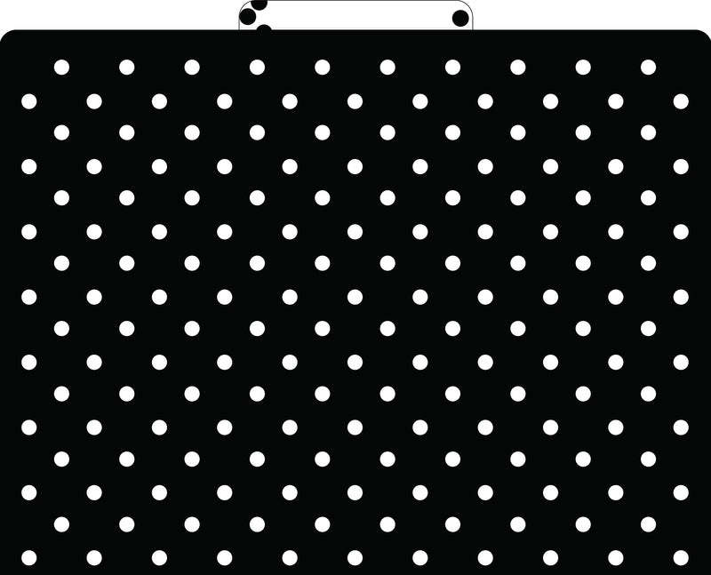 Barker Creek Black & White Dot File Folder, 1/3-Cut Tab, Letter Size, Black/White, 12/Pack (2004)