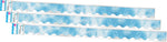 Barker Creek Double-Sided Scalloped Border, 36" x 2.25", Blue Tie-Dye and Ombré, 39/Set (4333)