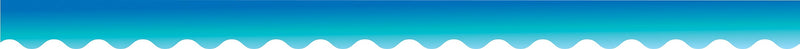 Barker Creek Double-Sided Scalloped Border, 36" x 2.25", Blue Tie-Dye and Ombré, 39/Set (4333)
