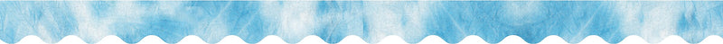 Barker Creek Double-Sided Scalloped Border, 36" x 2.25", Blue Tie-Dye and Ombré, 39/Set (4333)