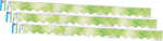 Barker Creek Double-Sided Scalloped Border, 36" x 2.25", Lime Tie-Dye and Ombré, 39/Pack (4334)