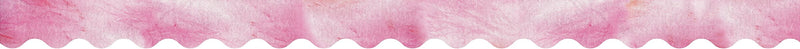 Barker Creek Double-Sided Scalloped Border, 36" x 2.25", Pink Tie-Dye and Ombré, 39/Pack (4336)