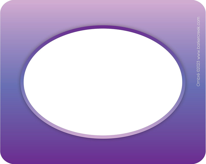 Barker Creek Self-adhesive Ombré School Name Tags, 2.75" x 3.5", 45/Pack (1557)