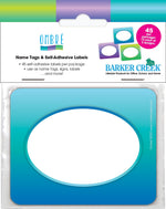 Barker Creek Self-adhesive Ombré School Name Tags, 2.75" x 3.5", 45/Pack (1557)