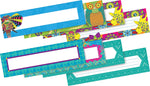 Barker Creek Bohemian & Bohemian Animals School Name Plates, 12" x 3.5", 72/Set (4133)