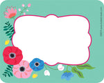 Barker Creek Self-adhesive Petals & Prickles School Name Tags, 2.75" x 3.5", 135/Set (4316)