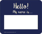 Barker Creek Self-adhesive Oh Hello! School Name Tags, 2.75" x 3.5", 90/Set (4323)