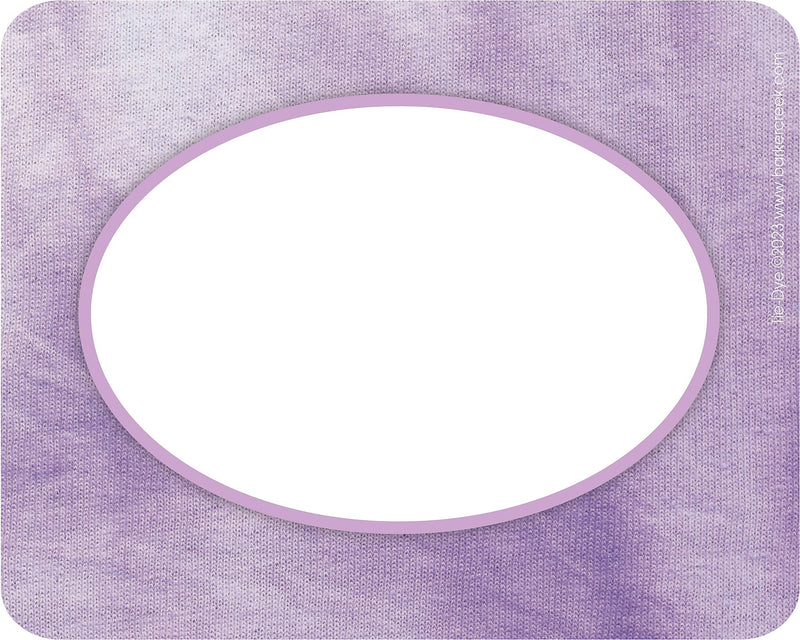 Barker Creek Self-adhesive Tie-Dye & Ombré School Name Tags, 2.75" x 3.5", 90/Set (436/Pack4)