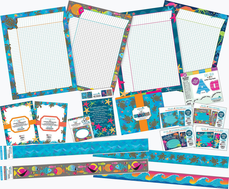 Barker Creek Bulletin Board Set, Kai Ola, 564/Set (4362)