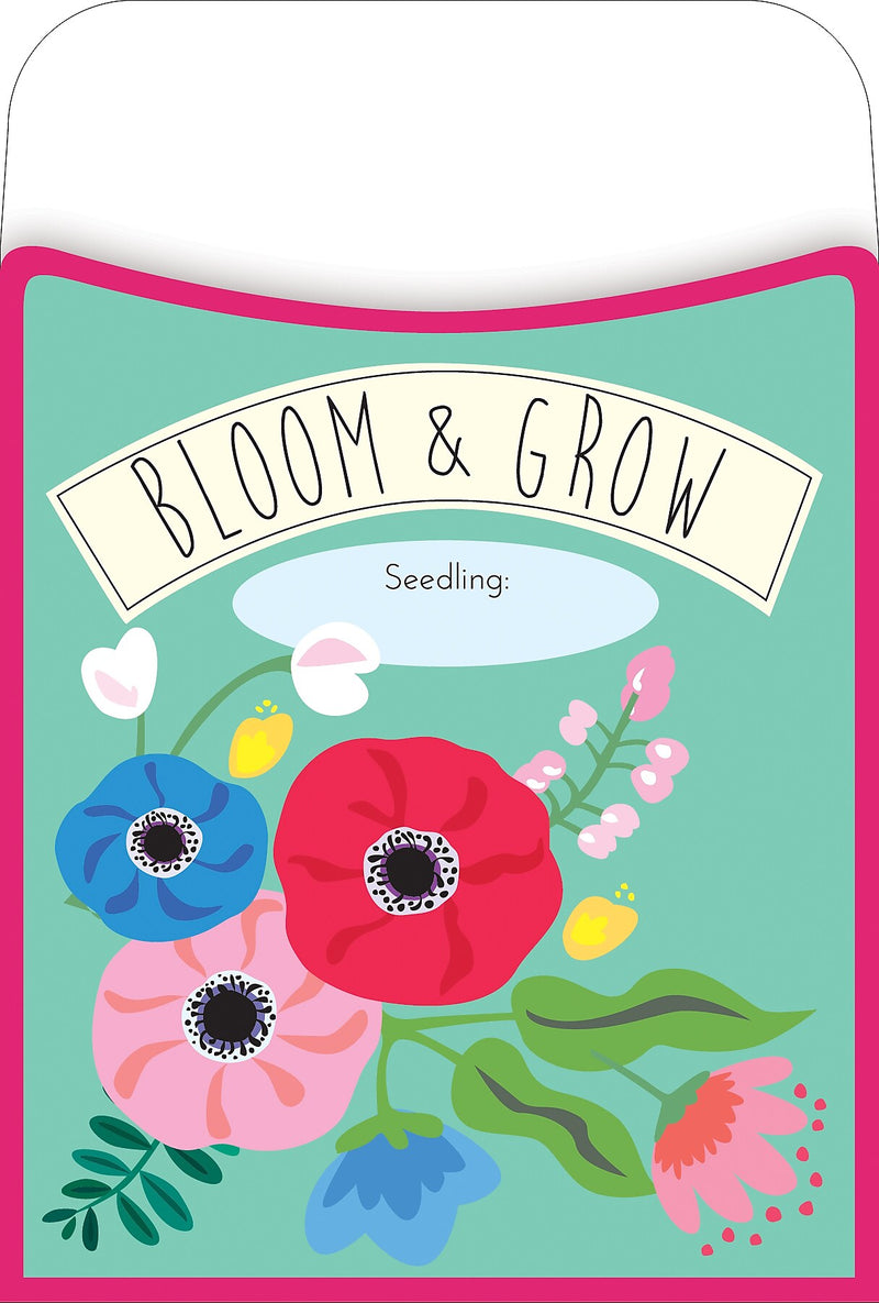 Barker Creek Petals & Prickles Peel & Stick Library Pockets, 5.125" x 3.5", 90/Set (4320)