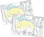 Barker Creek Color Me! Happy Birthday Awards & Bookmarks Set, 8.5" x 5.5”, Multicolored, 60/Set (4146)