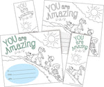 Barker Creek Color Me! You Are Amazing Awards & Bookmarks Set, 8.5" x 5.5”, Multicolored, 60/Set (4150)