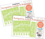 Barker Creek Thoughtfulness Awards & Bookmarks Set, 8.5" x 5.5”, Multicolored, 60/Set (4152)