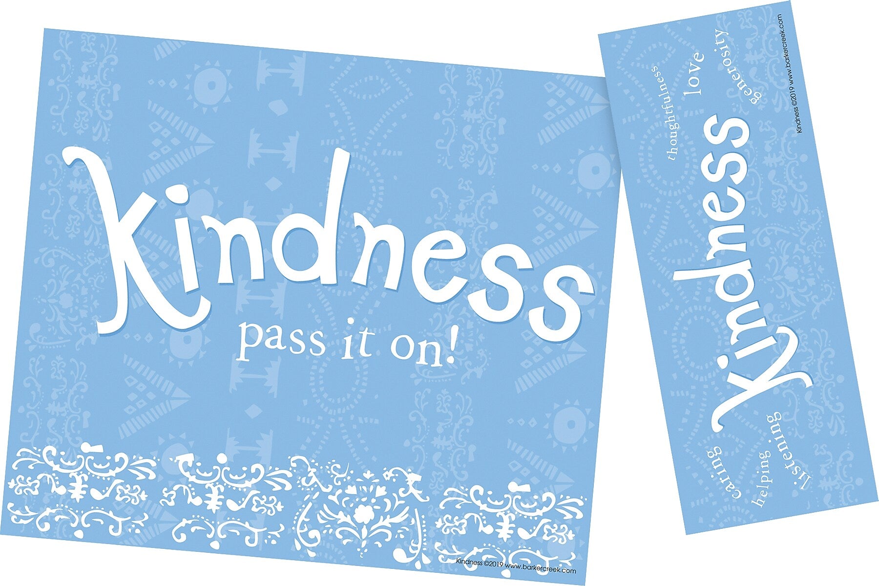 Barker Creek Kindness Awards & Bookmarks Set, 8.5" x 5.5”, Multicolored, 60/Set (4154)