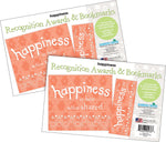 Barker Creek Happiness Awards & Bookmarks Set, 8.5" x 5.5”, Multicolored, 60/Set (4155)
