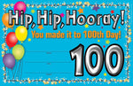 Barker Creek 100th Day Recognition Awards, 8.5" x 5.5”, Multicolored, 90/Set (4162)