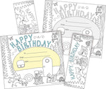 Barker Creek Color Me! Happy Birthday Awards & Bookmarks Set, 8.5" x 5.5”, Multicolored, 90/Set (4163)