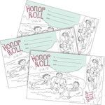Barker Creek Color Me! Honor Roll Awards & Bookmarks Set, 8.5" x 5.5”, Multicolored, 90/Set (4165)