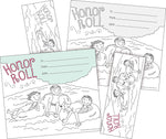 Barker Creek Color Me! Honor Roll Awards & Bookmarks Set, 8.5" x 5.5”, Multicolored, 90/Set (4165)