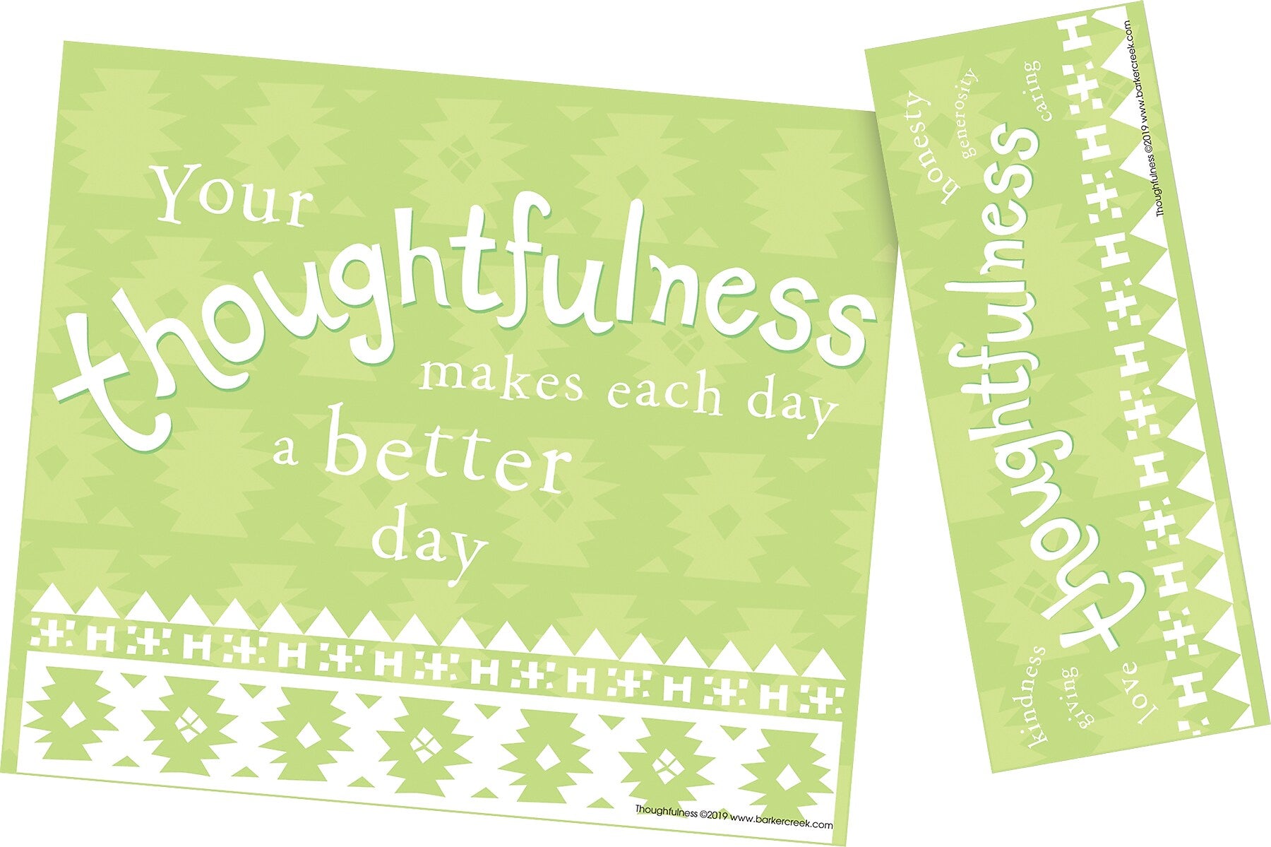 Barker Creek Thoughtfulness Awards & Bookmarks Set, 8.5" x 5.5”, Multicolored, 90/Set (4169)