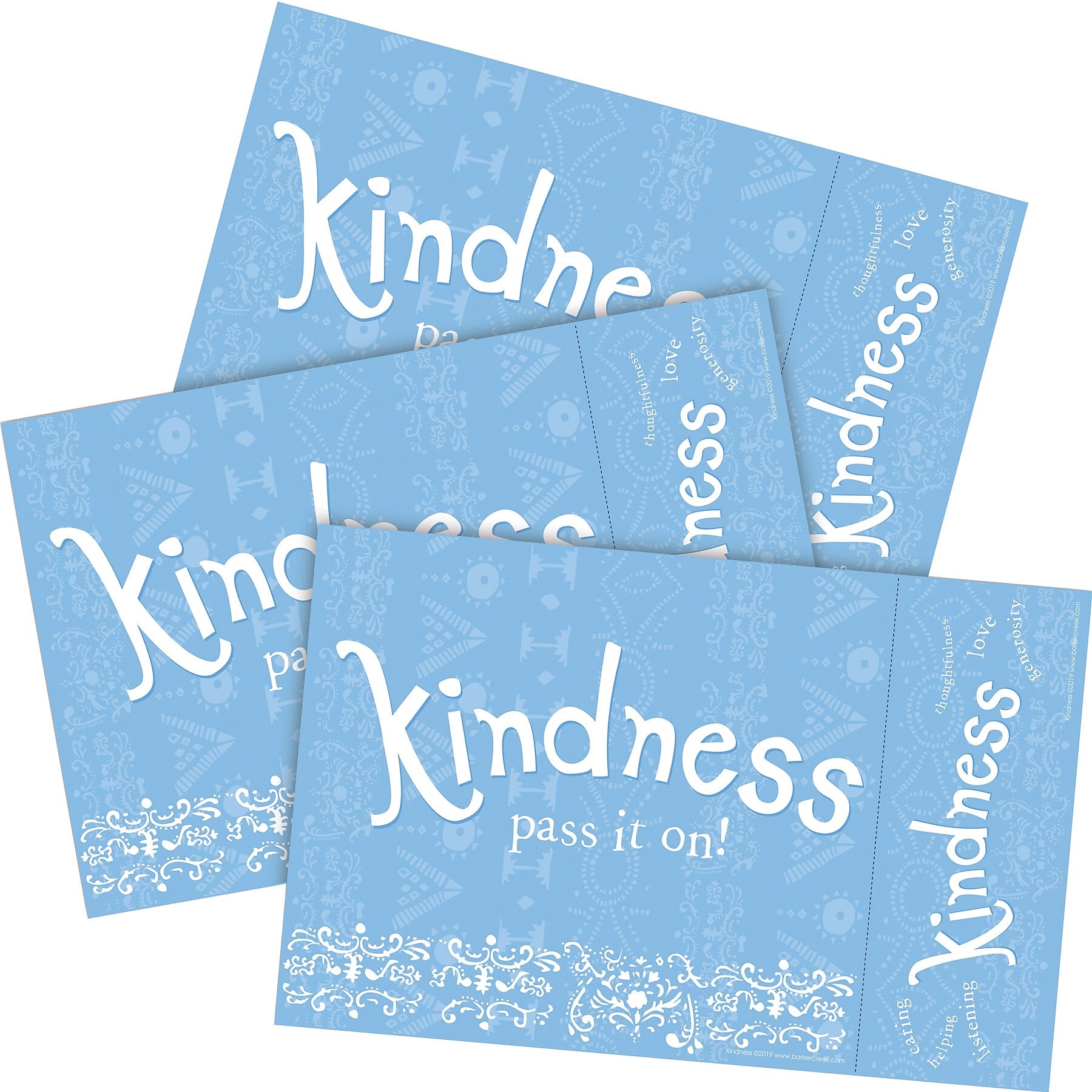 Barker Creek Kindness Awards & Bookmarks Set, 8.5" x 5.5”, Multicolored, 90/Set (4171)