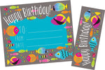 Barker Creek Kai Ola Happy Birthday Awards & Bookmarks Set, 8.5" x 5.5”, Multicolored, 90/Set (4173)