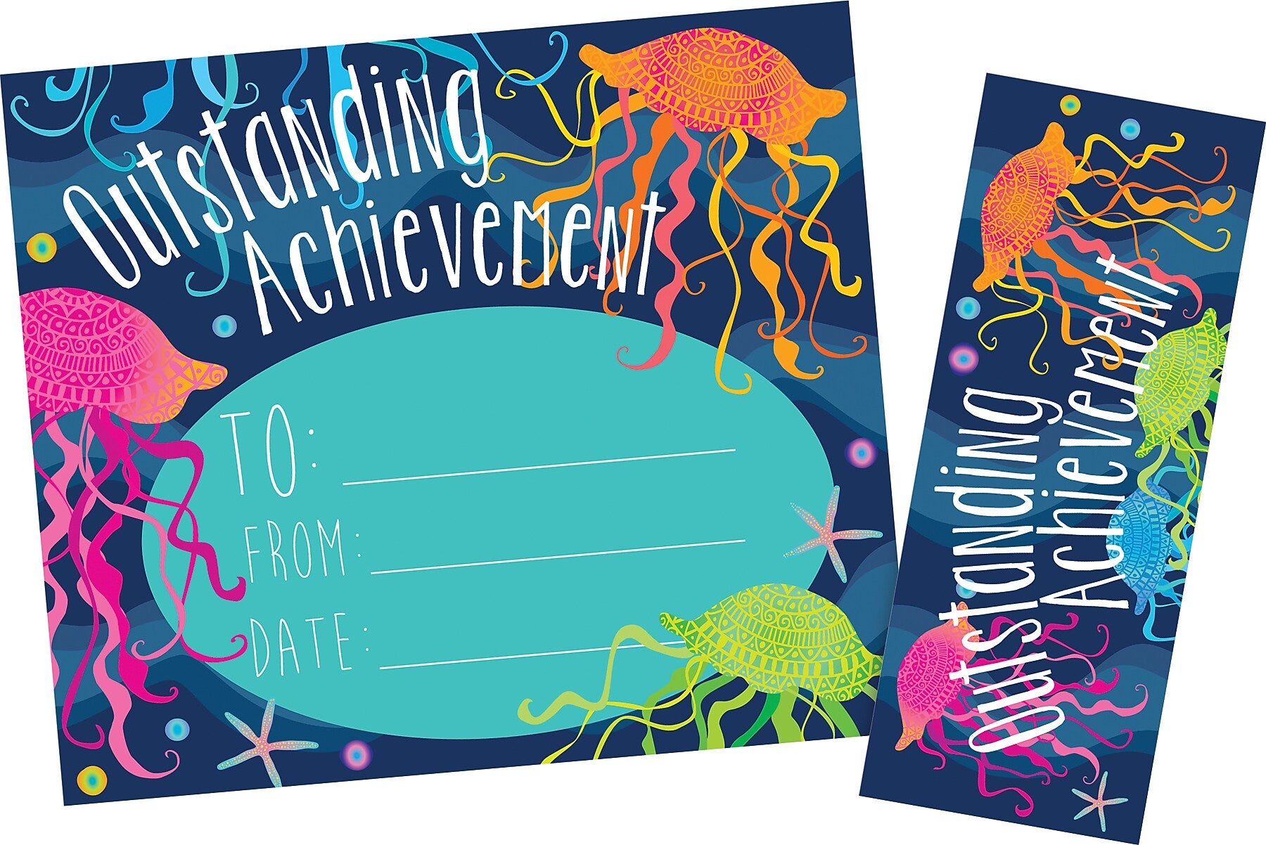 Barker Creek Kai Ola Outstanding Achievement Awards & Bookmarks Set, 8.5" x 5.5", Multicolored, 90/Set (4175)