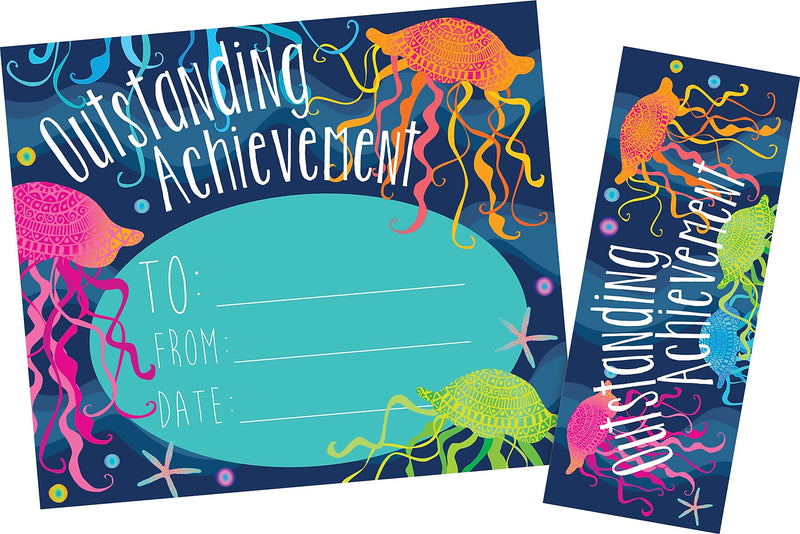 Barker Creek Kai Ola Outstanding Achievement Awards & Bookmarks Set, 8.5" x 5.5", Multicolored, 90/Set (4175)
