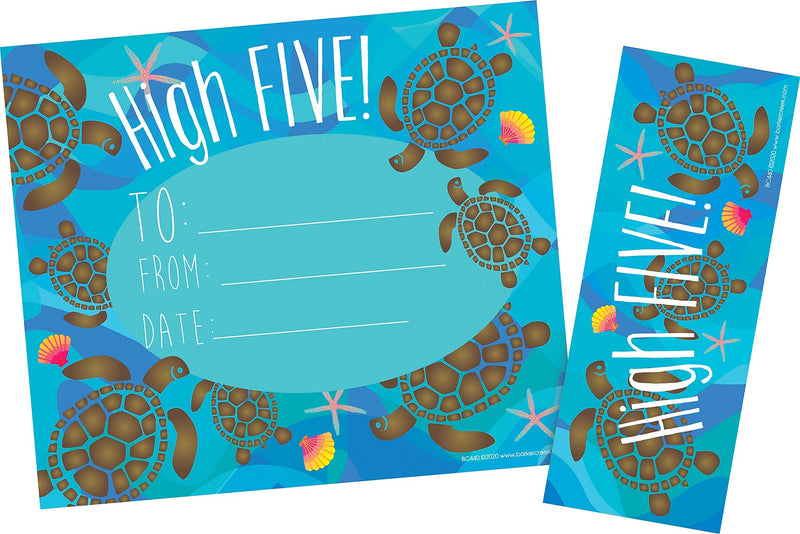 Barker Creek Kai Ola High Five Awards & Bookmarks Set, 8.5" x 5.5”, Multicolored, 90/Set (4176)