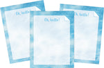 Barker Creek Tie-Dye & Ombré Computer Paper, 8.5" x 11", 60 lbs., Blue, 150 Sheets/Pack (4341)