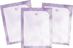 Barker Creek Tie-Dye & Ombré Computer Paper, 8.5" x 11", 60 lbs., Purple, 150 Sheets/Pack (4342)