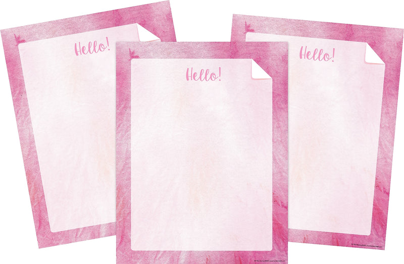 Barker Creek Tie-Dye & Ombré Computer Paper, 8.5" x 11", 60 lbs., Pink, 150 Sheets/Pack (4344)