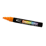 Marvy Uchida Acrylic Paint Markers, Chisel Tip, Orange, 2/Pack (526315ORa)