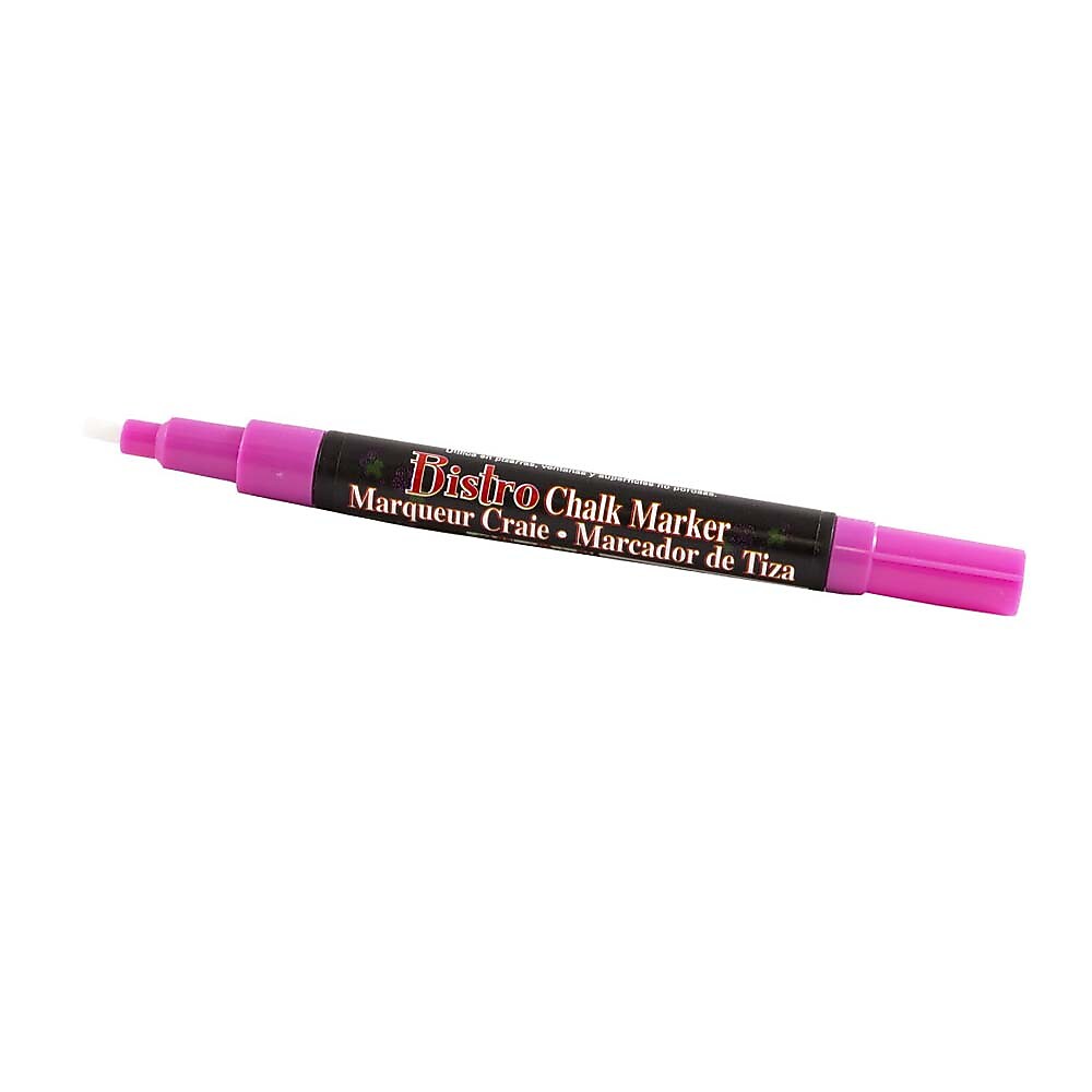 Marvy Uchida® Fine Point Erasable Chalk Markers, Hot Pink, 2/Pack (526482HPa)