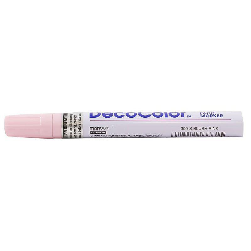 Marvy Uchida DecoColor Opaque Paint Markers, Broad Tip, Blush Pink, 2/Pack (526300BPa)