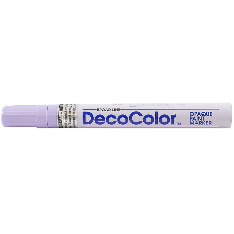 Marvy Uchida DecoColor Opaque Paint Markers, Broad Tip, Pale Violet Purple, 2/Pack (526300PVa)