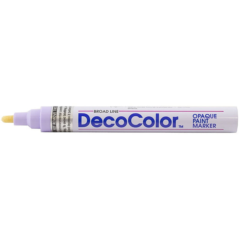 Marvy Uchida DecoColor Opaque Paint Markers, Broad Tip, Pale Violet Purple, 2/Pack (526300PVa)