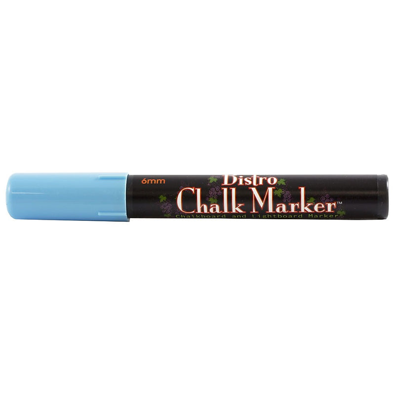 Marvy Uchida® Broad Point Erasable Chalk Markers, Baby Blue, 2/Pack (526480BBa)