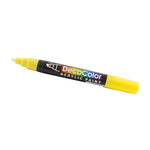 Marvy Uchida Acrylic Paint Markers, Chisel Tip, Yellow, 2/Pack (526315YEa)