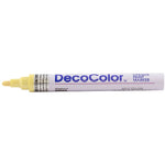 Marvy Uchida DecoColor Opaque Paint Markers, Broad Tip, Cream Yellow, 2/Pack (526300CYa)