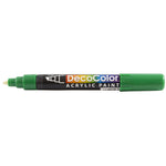 Marvy Uchida Acrylic Paint Markers, Chisel Tip, Green, 2/Pack (526315GRa)