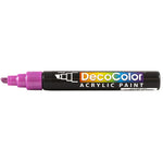 Marvy Uchida Acrylic Paint Markers, Chisel Tip, Metallic Violet Red, 2/Pack (526315MVRa)