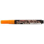 Marvy Uchida® Fine Point Erasable Chalk Markers, Orange, 2/Pack (526482ORa)