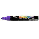 Marvy Uchida Acrylic Paint Markers, Chisel Tip, Violet Purple, 2/Pack (526315VIa)